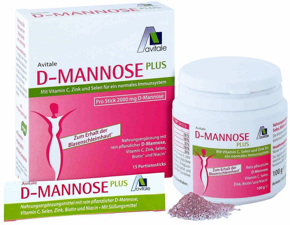 D-mannose Sparset 15xstick+100 g Pulver 1Pck