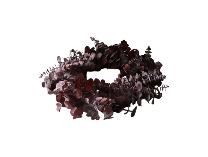 Botané Couronne Eucalyptus Wreath Dark red, Ø40 cm