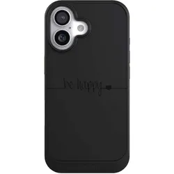 Nivocase Hülle für Apple iPhone 17 Handyhülle NIVOcore Case Schwarz Glück Statement Motiv ohne Hintergrund (Apple iPhone 17), Smartphone Hülle, Schwarz