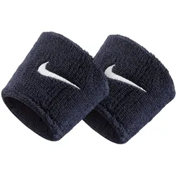 Nike, Unisex, Schweissband, Swoosh Wristbands, Weiss, Schwarz, Blau