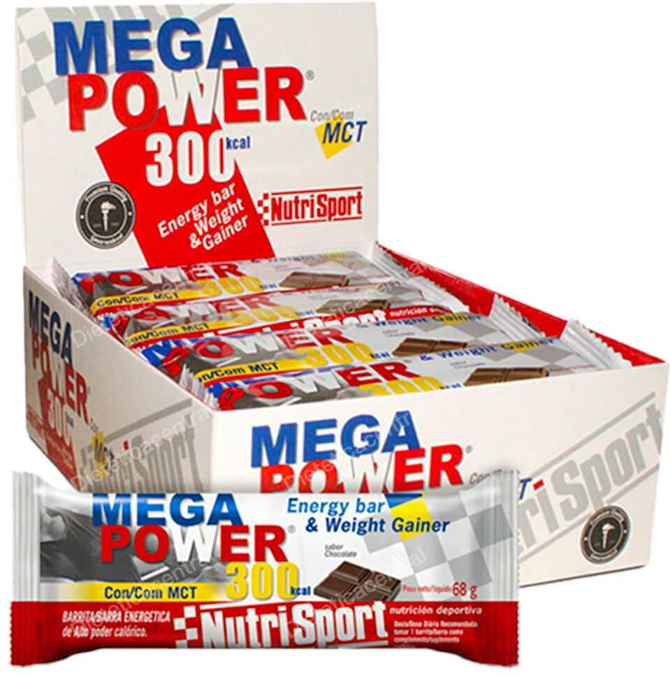 Nutrisport megapower barritas chocolate 12uds.