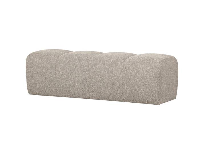 Livetastic Hockerbank Mojo, Beige, 2-Sitzer, 164x49x45 cm, Schlafzimmer, Bettbank