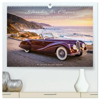 Klassiker der Eleganz - Meisterwerke des Automobilbaus (hochwertiger Premium Wandkalender 2027 DIN A2 quer), Kunstdruck in Hochglanz