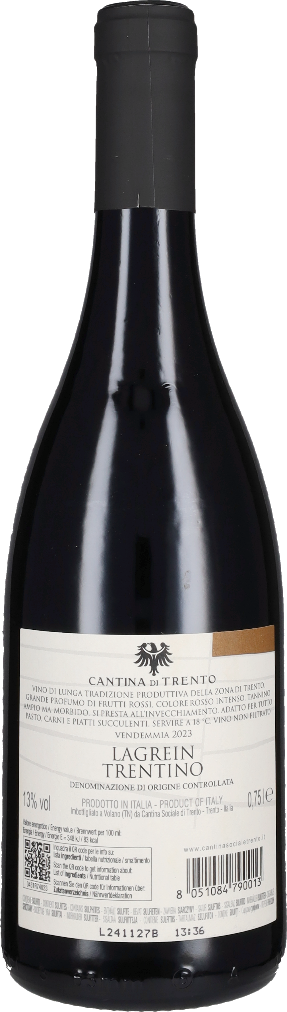 Lagrein 'Heredia' Cantina di Trento 2023