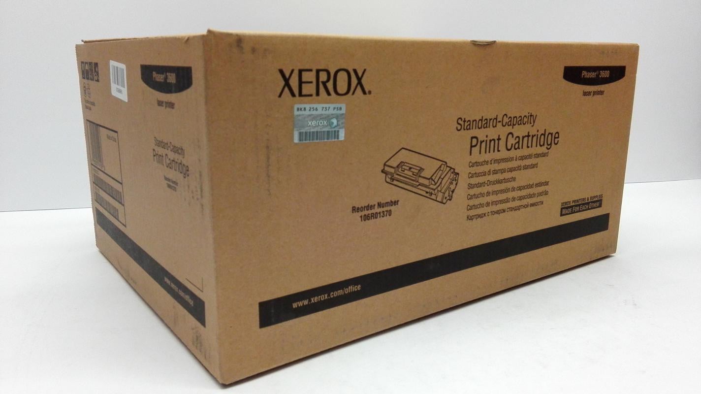Xerox Toner 106R1370 PH3600 Zwarte Cartridge