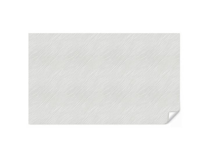 OnlyWow Tapete - Wellen - Rippen - Weiß - 500x300 cm, Papier, Rechteckig, 500x300 cm, Tapeten & Wandverkleidungen, Vliestapeten