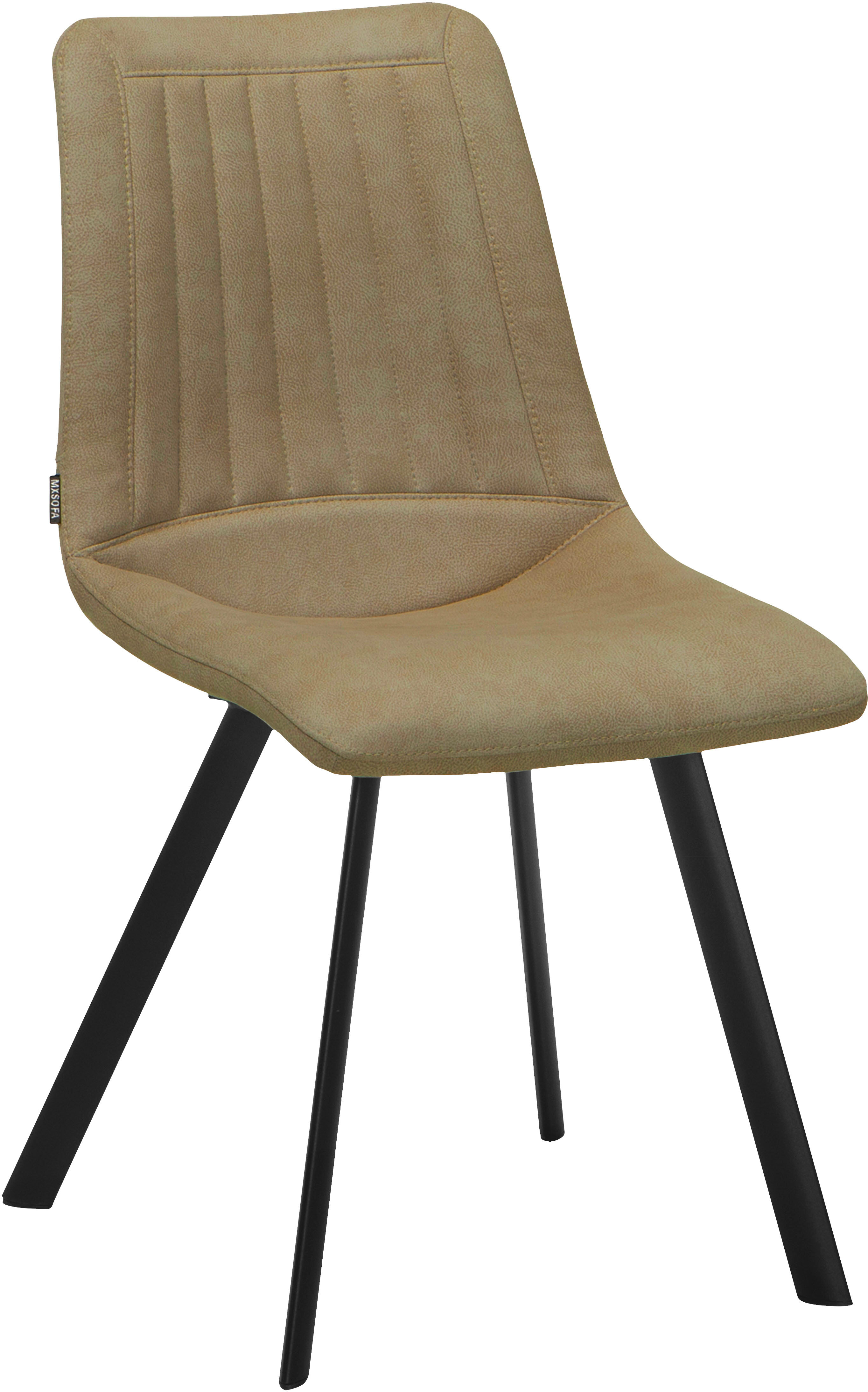 Esszimmerstuhl OMG DESIGN "Pluto", grün (thyme, schwarz, thyme), B:47cm H:86cm T:66cm, Stühle, Esszimmerstuhl, pflegeleichte Microfaser, Lederoptik