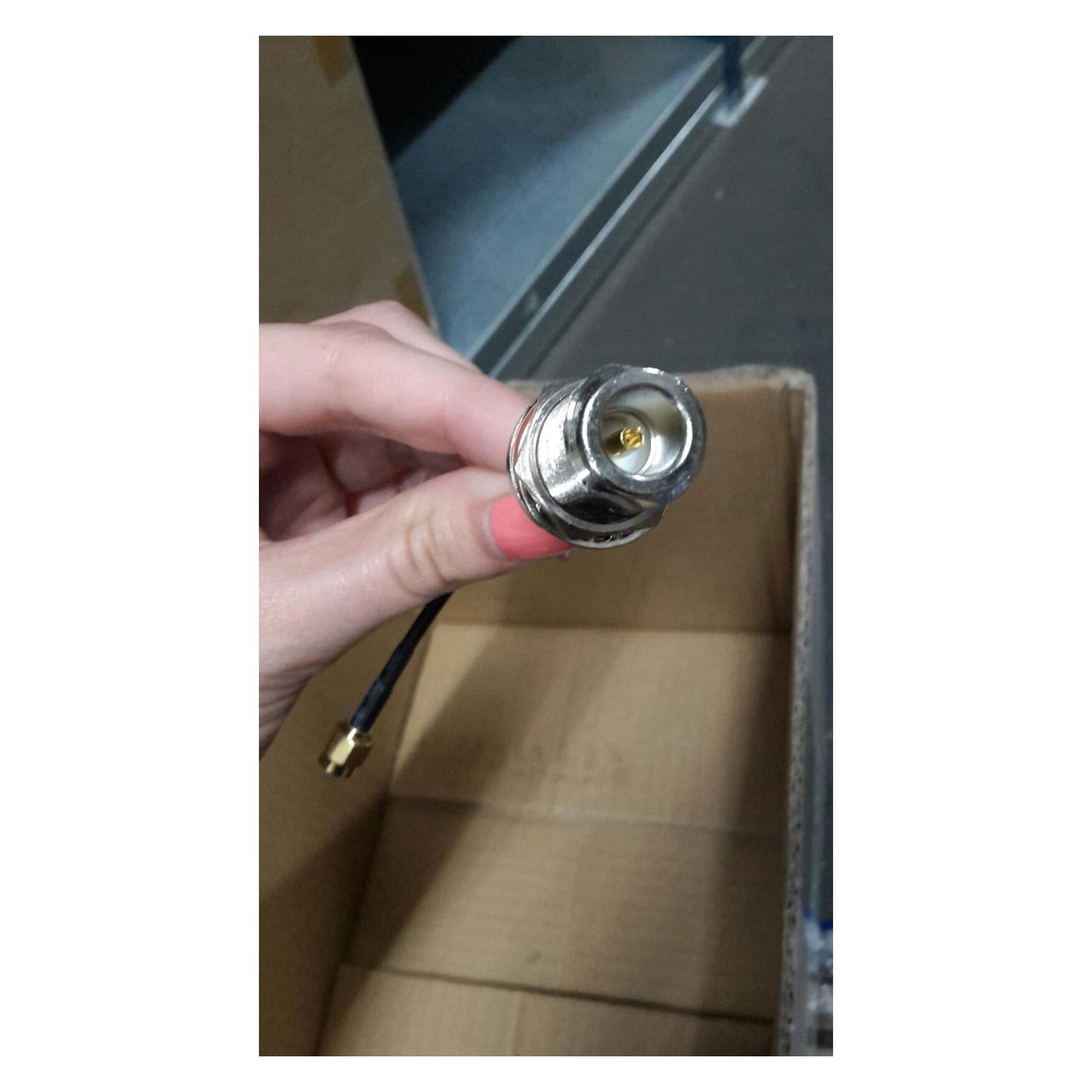 Allnet Antennen-Pigtail R-SMA (M) auf N-Type Stecker (F), 10cm (Antennenkabel) (ANT-PIG-RSMA-M-NF-10)