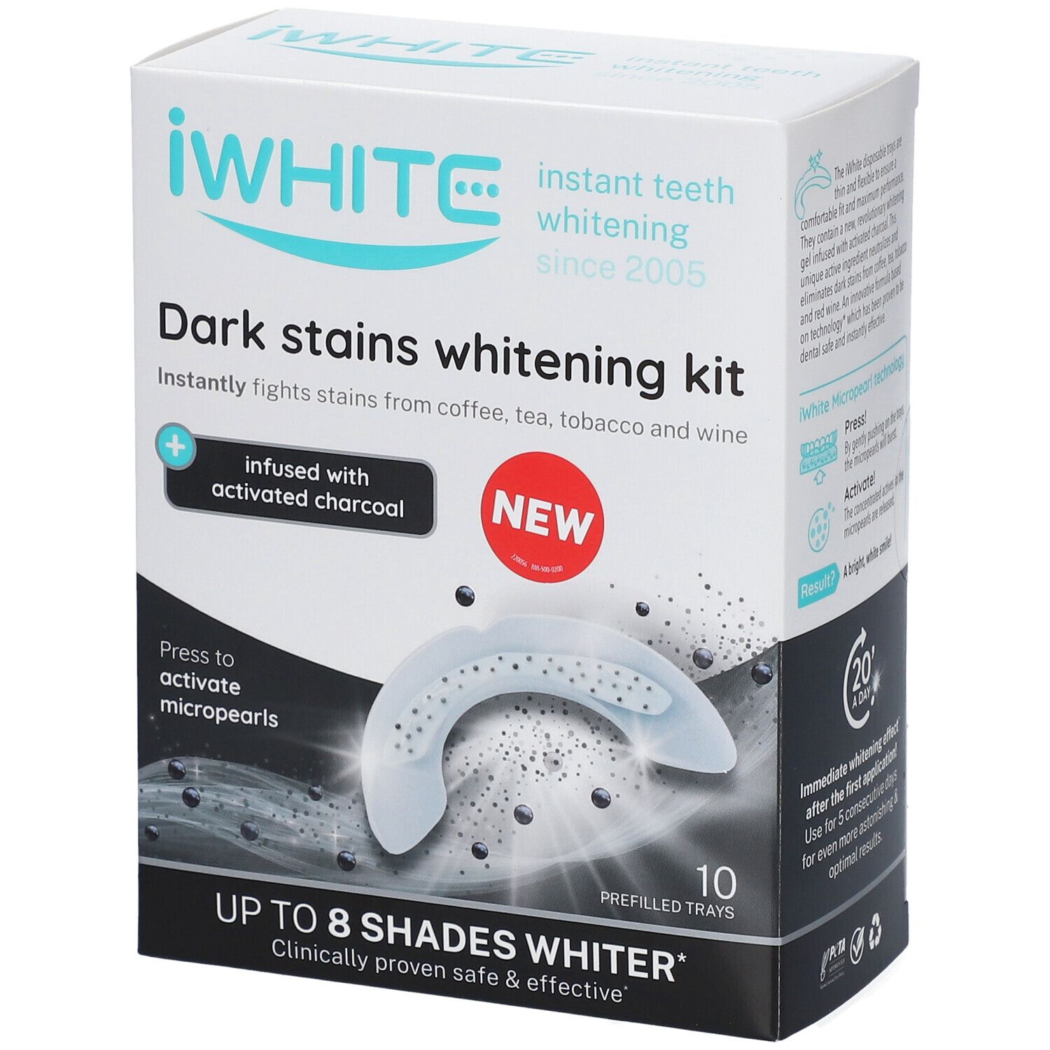 iWhite Dark Stains Whitening Kit 10 St Set