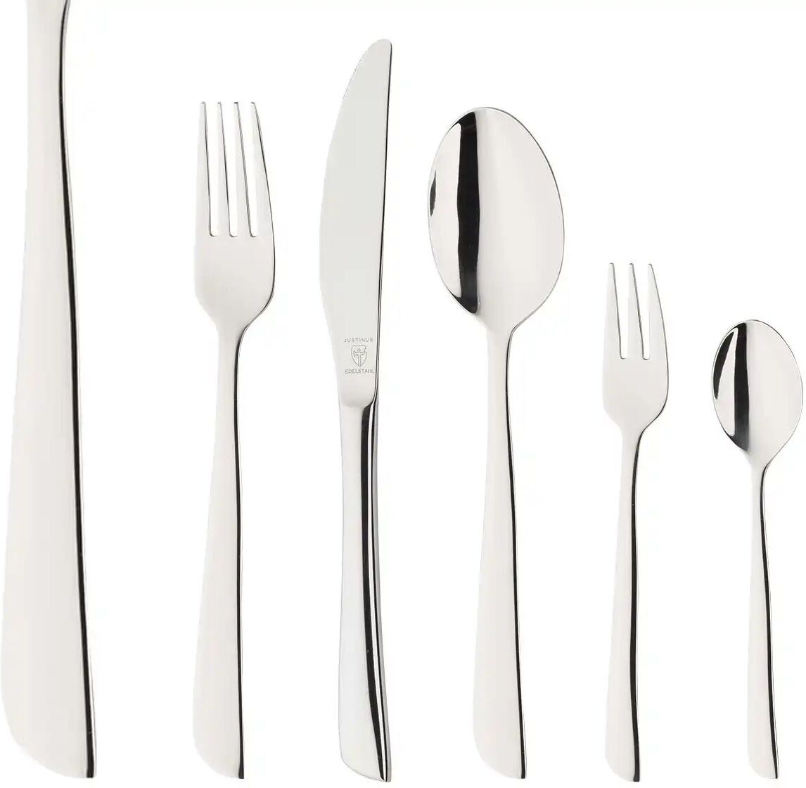 Justinus Besteckset  30-teilig  Twist ¦ silber ¦ Edelstahl