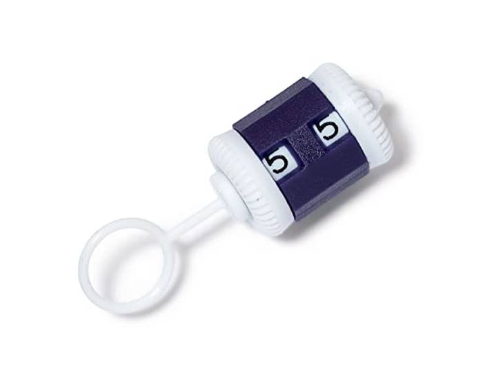 Prym Universele rijteller, kunststof, blauw, 2 x 1 x 1 cm