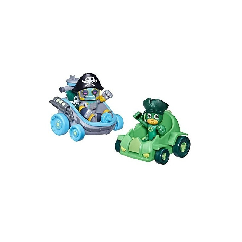 Hasbro PJ Masks Gekko versus Piratenrobot actiefiguur blauw