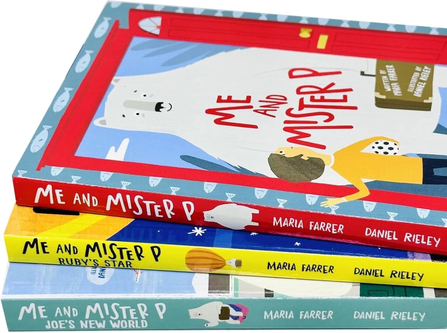 Oxford University Press (OUP Oxford) Me and Mister P 3 Books Collection Set by Maria Farrer - Paperback - Ages 7-9 - Funny Family Stories with a Giant Polar Bear
