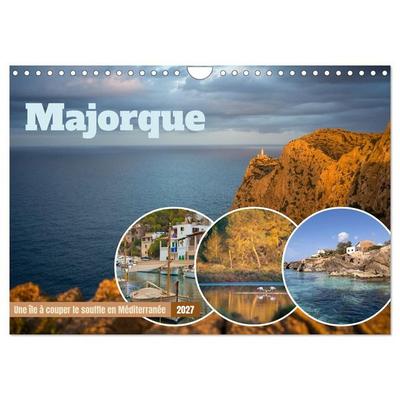 Majorque - Une île à couper le souffle en Méditerranée (Calendrier mural 2027 DIN A4 vertical), CALVENDO calendrier mensuel