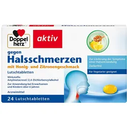 DOPPELHERZ gegen Halsschmerzen Lutschtabletten 24 St