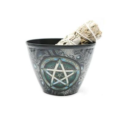 Smudge Bowl Pentagram 10 cm, J455-03