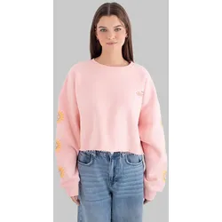 Hurley Island Crew Crop Sweater phantom rose Gr. M