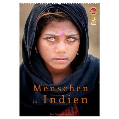 Menschen in Indien (Wandkalender 2027 DIN A2 hoch), CALVENDO Monatskalender