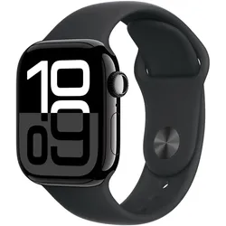 Apple Watch Series 10 (GPS) 42mm Aluminiumgehäuse Diamantschwarz
