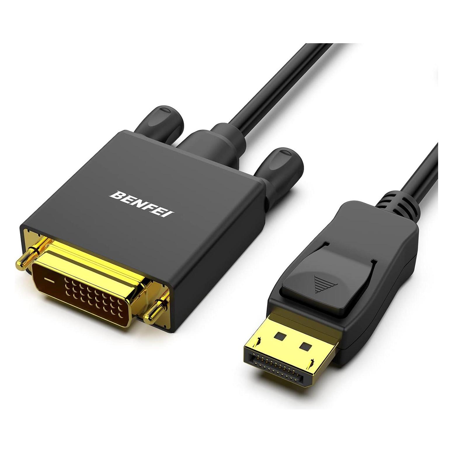 Benfei cable DisplayPort to DVI 0,9 m black (0.90 m) (70078609)