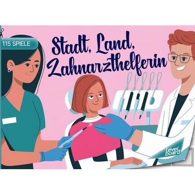 Stadt, Land, Zahnarzthelferin - 115 Spielblöcke, Taschenbuch von LevelBoard Spiele, LevelBoard Spiele, 978-3-693-19735-6