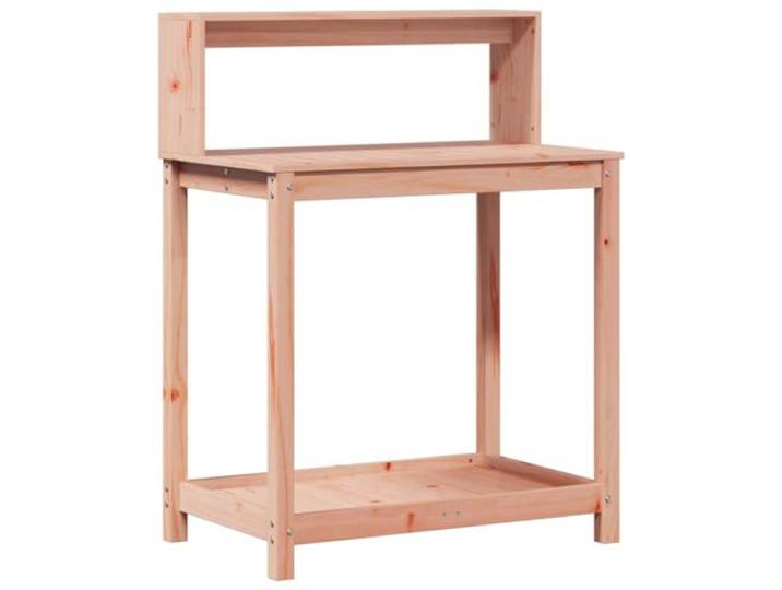 vidaXL Table de rempotage avec étagères Bois Massif de Douglas
