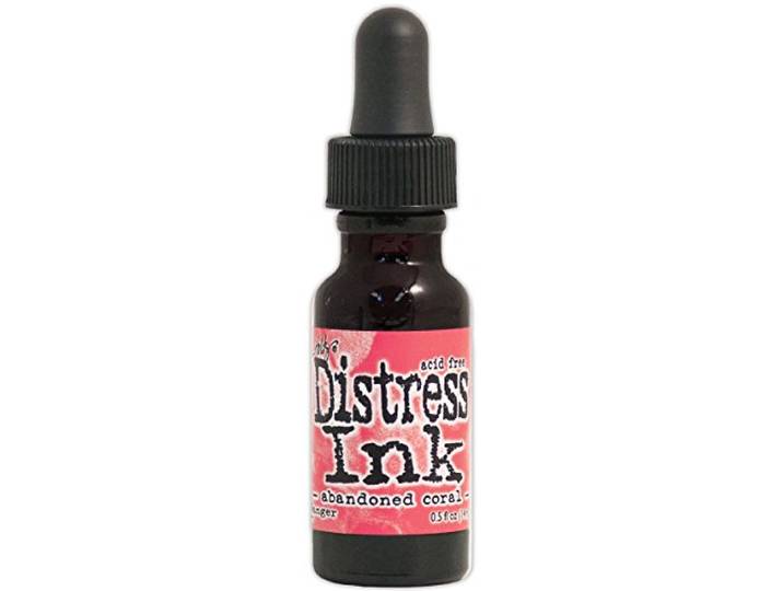 Ranger Distress Pad Re-Inker .5oz-Verlaten Koraal,