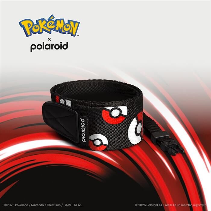 POLAROID Tracolla Pokemon-nera