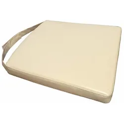 Sedex SEDEX 2x Sitzpolster Larissa Kunstleder Beige für Rattan und Loomstühle