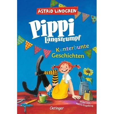 Pippi Langstrumpf. Kunterbunte Geschichten, Gebundene Ausgabe von Astrid Lindgren, Verlag Friedrich Oetinger GmbH, 978-3-7512-0477-4