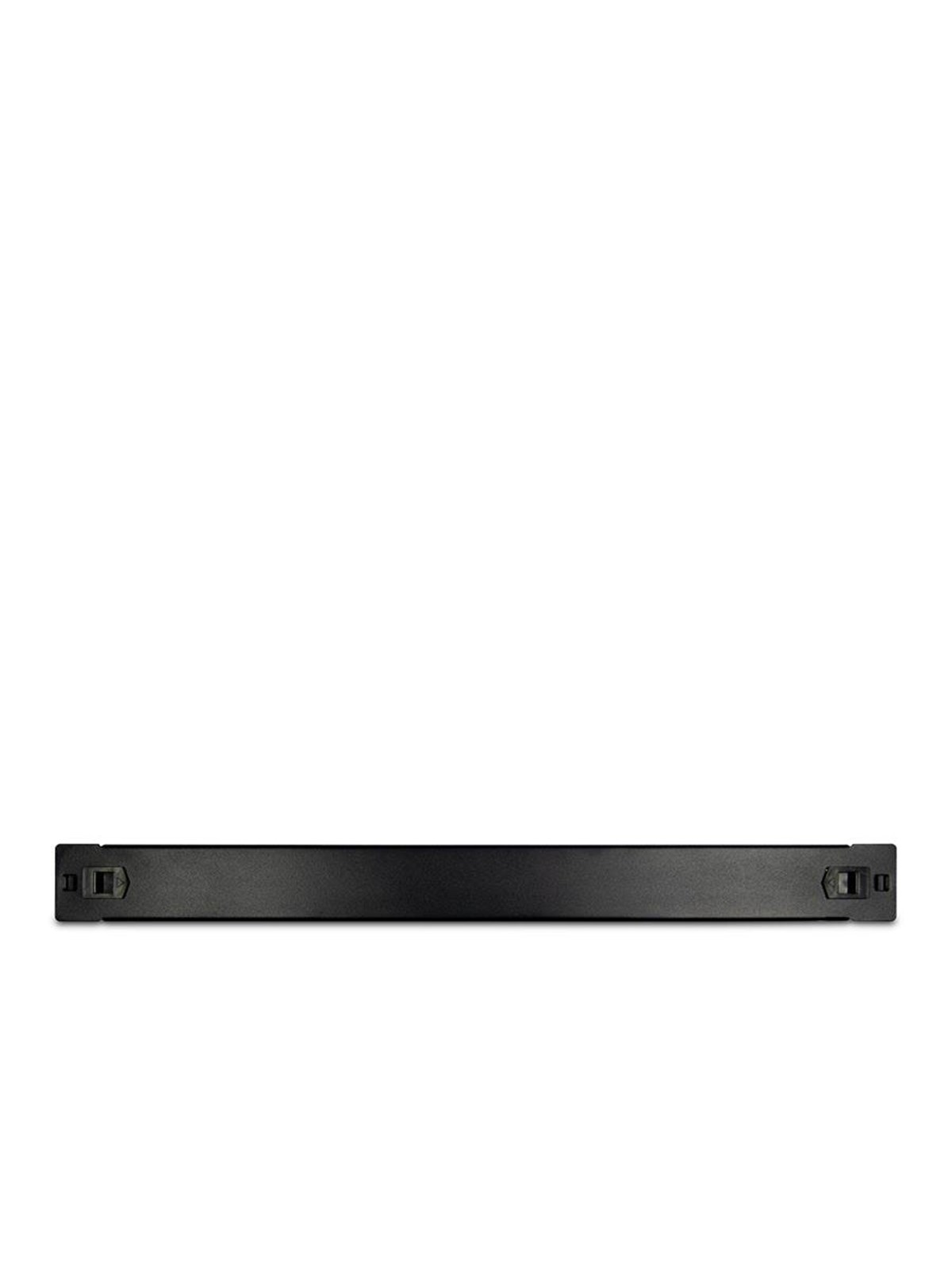 Inter-Tech 1U blind panel with screwless mounting in the colour RAL 9005