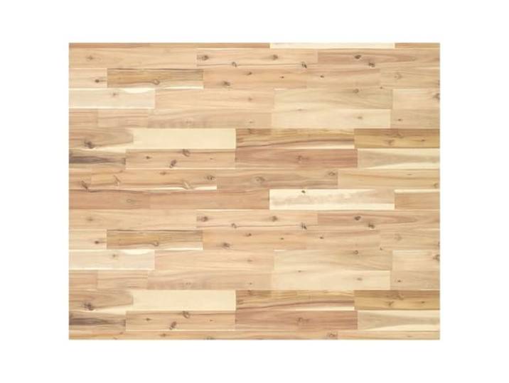 Tischplatte Eckig 100x80x4 cm Massivholz Akazie Massives Akazienholz, unbehandelte Oberfläche, leichte Reinigung, universell für Tische geeignet