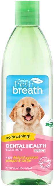 Tropiclean Fresh Breath Solução Higiene Dentária Cachorros 473 ml