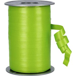 Präsent Geschenkband Opak, apfelgrün, Kräuselband, 10mm x 200m, matt