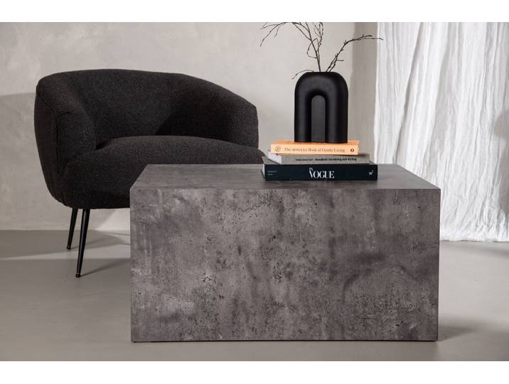 Couchtisch-Beistelltisch Rivana – schlicht und vielseitig - Dunkelgrau - Luxusbetten24