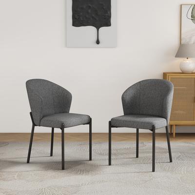 Esszimmerstuhl OTTO HOME "Kireya", grau (anthrazit), B:56cm H:85cm T:51cm, Stühle, Esszimmerstuhl
