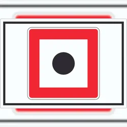 HB-Druck Schallzeichen geben Aufkleber mit Symbol Horn benutzen A4 (210x297mm)