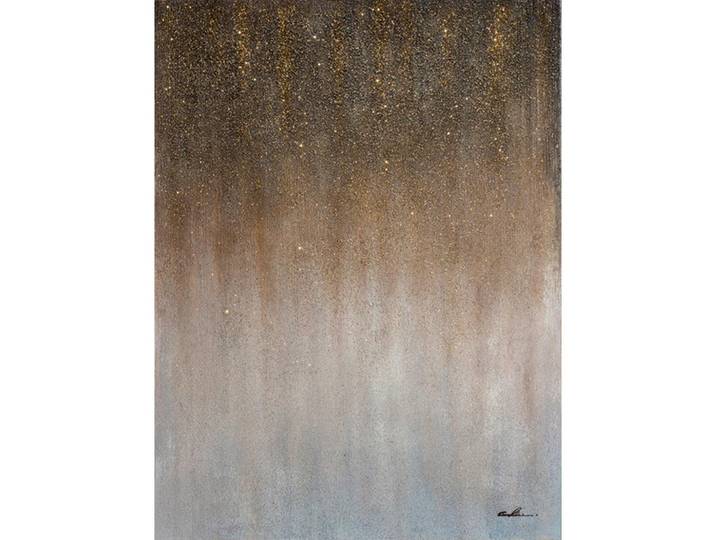 Ölgemälde, Goldfarben, Holz, Tanne, 90x120x3.5 cm, Bilder & Rahmen, Bilder, Ölbilder