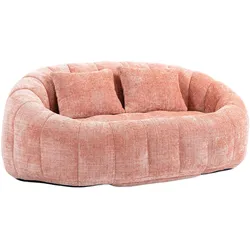 2-SITZER SOFA aus Chenille mit Memory Schaum & ohne Montage