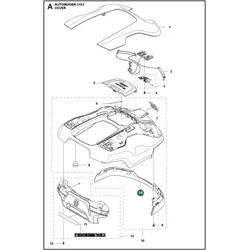 Original Husqvarna Stoßfänger vorn für Automower 315X und Limited Edition