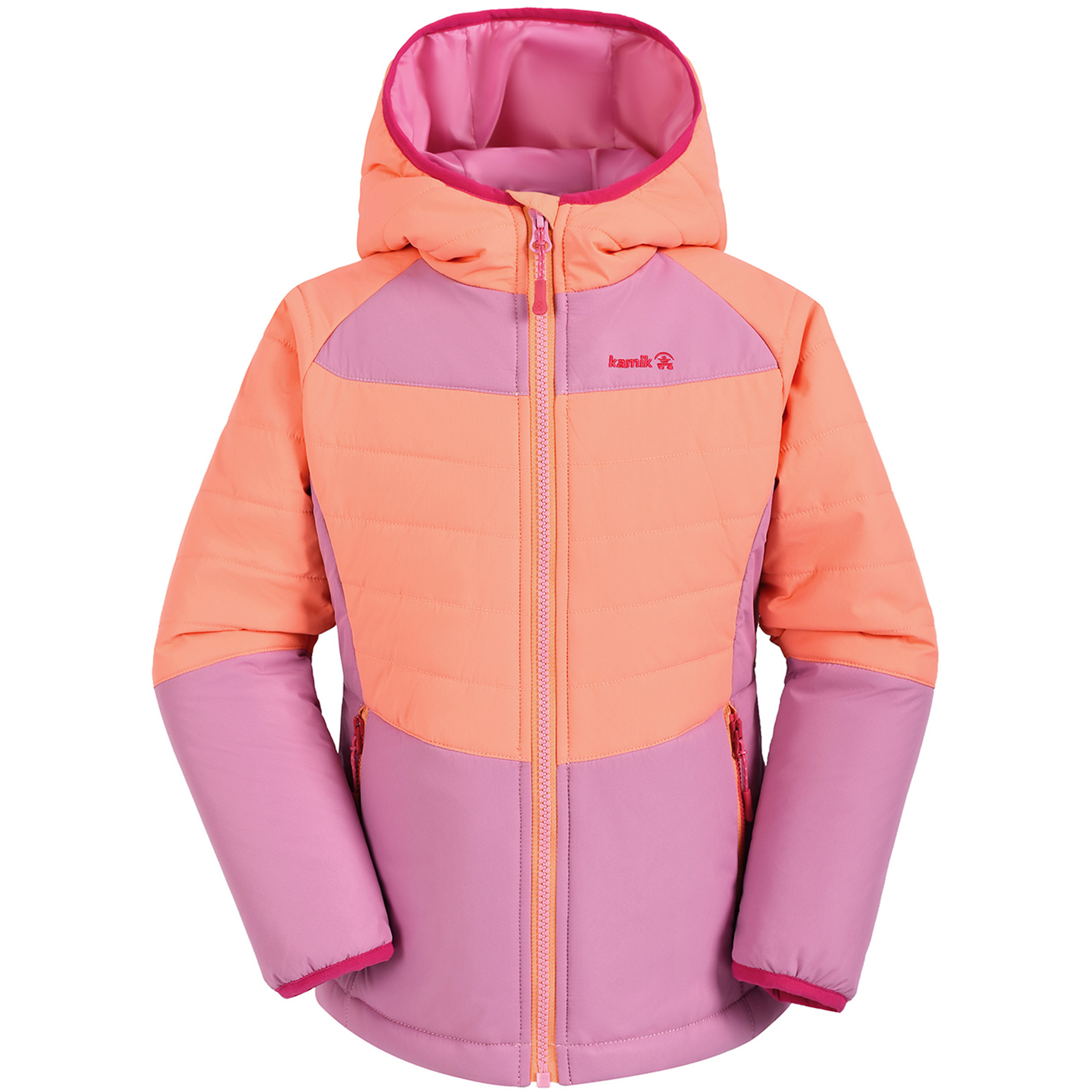 Kamik Celeste Kinder Isolationsjacke orange Größe 110 Trekking Winddicht