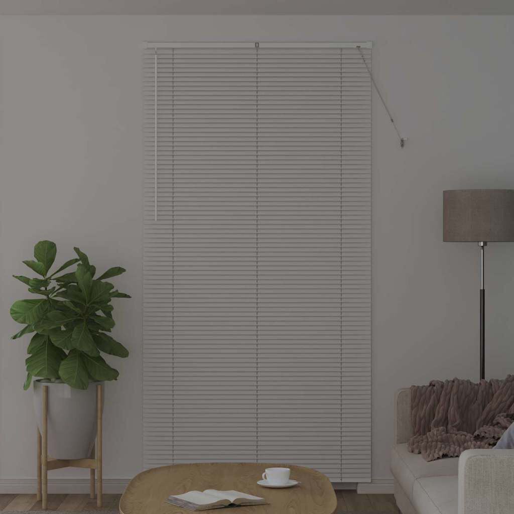Latitude Run Horizontal/Venetian blind White 220cm L x 115cm W