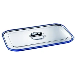 B.PRO Gastronorm Dichtungsdeckel für GN mit Bügelgriff Edelstahl-GN 1/1 (530 x 325 mm)