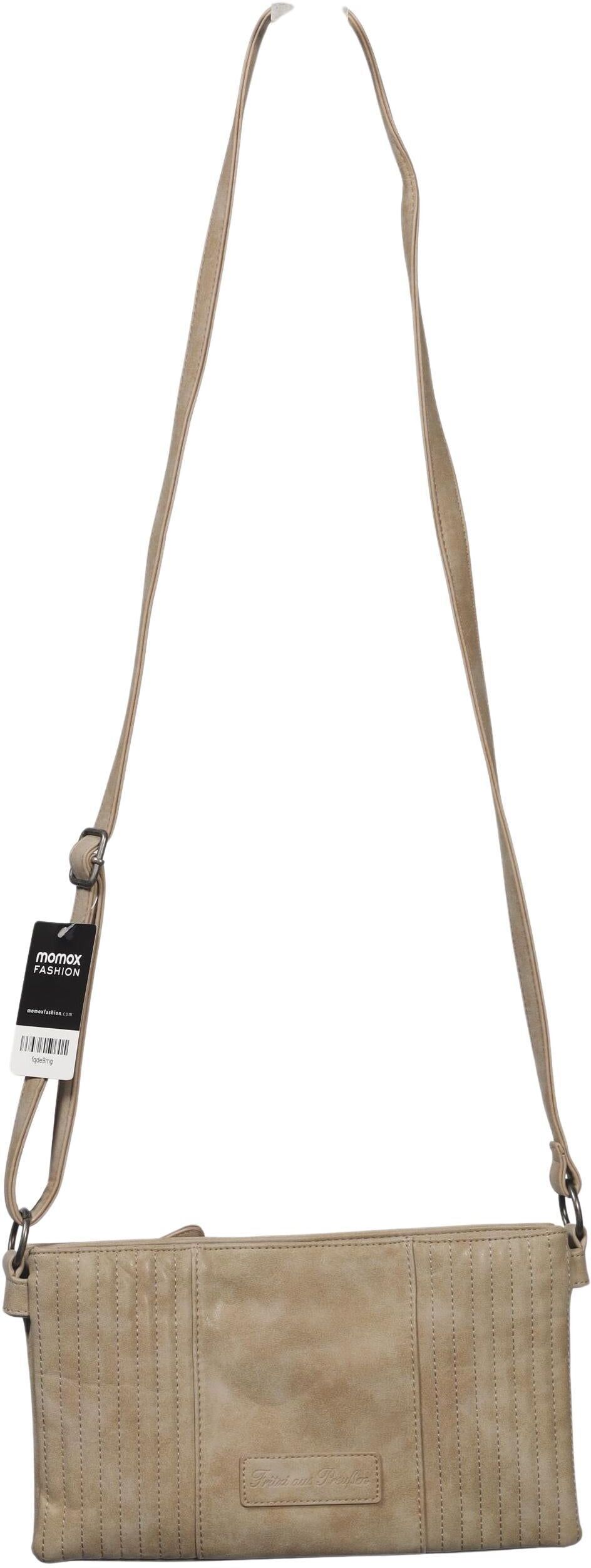 Fritzi aus Preußen Damen Handtasche klein, Beige, Kunstleder - Second Hand