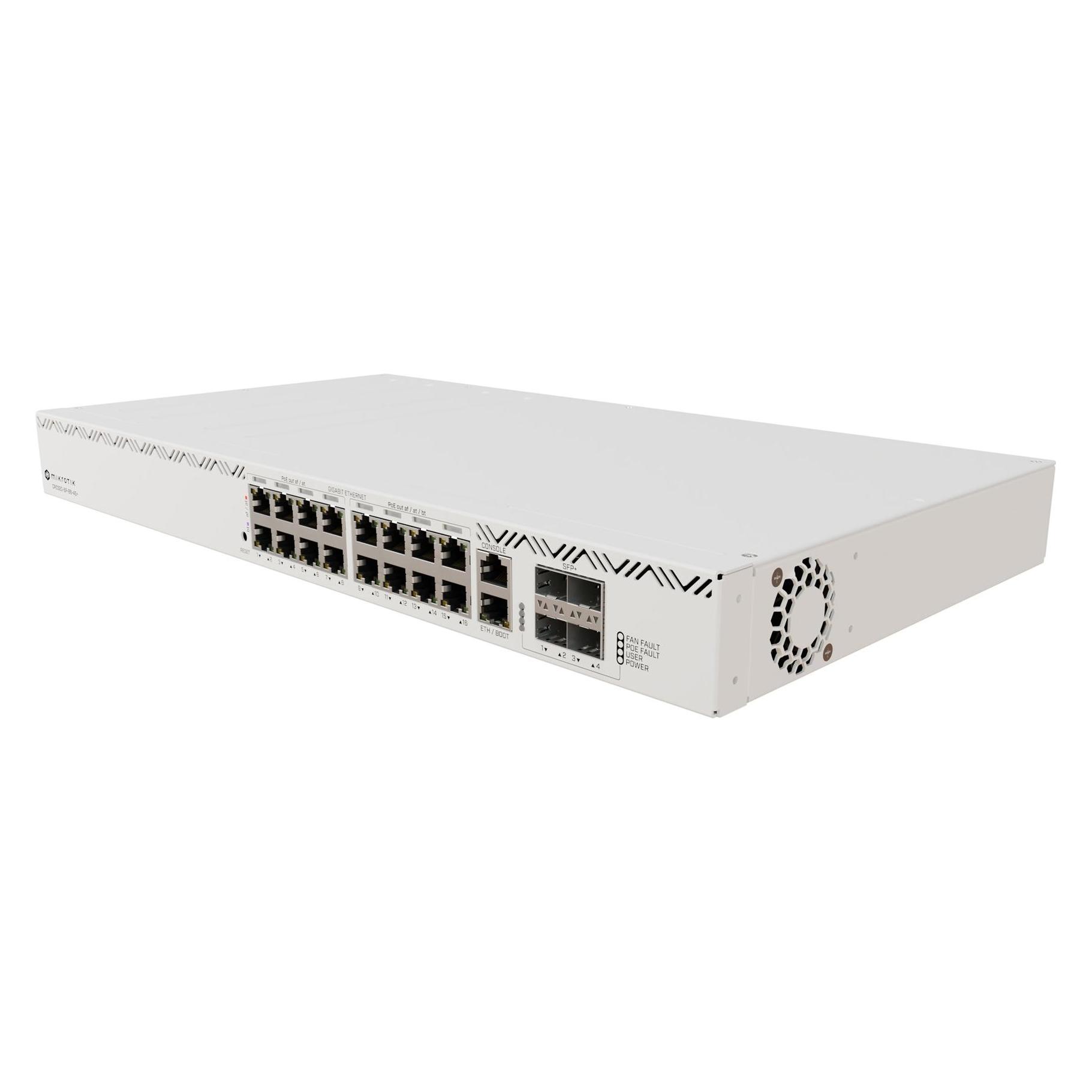 MikroTik NET SWITCH 18PORT 1000M 4SFP+/CRS320-8P-8B-4S+RM (21 Ports) (CRS320-8P-8B-4S+RM)