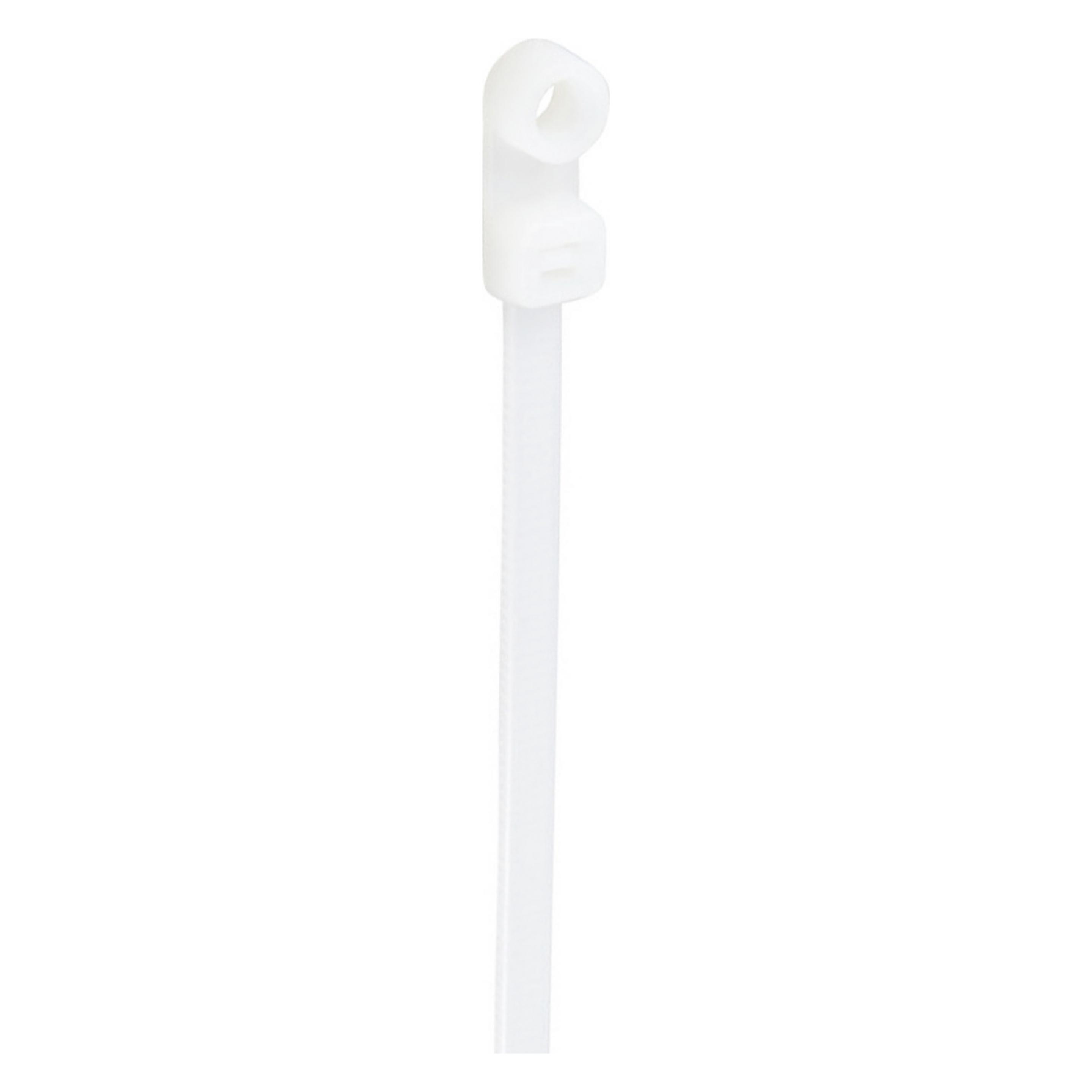 Tru Components TC-12814164 Kabelbinder 370 mm 4.8 mm Natur mit Schraubsockel 10 (370 mm, 100 Stk.) (TC-12814164)