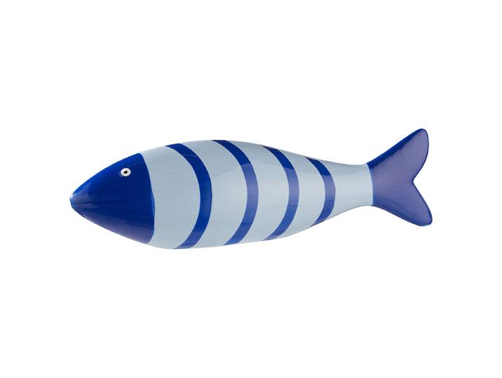 Deko-Sardine 24 x 7 x 6cm Blau
