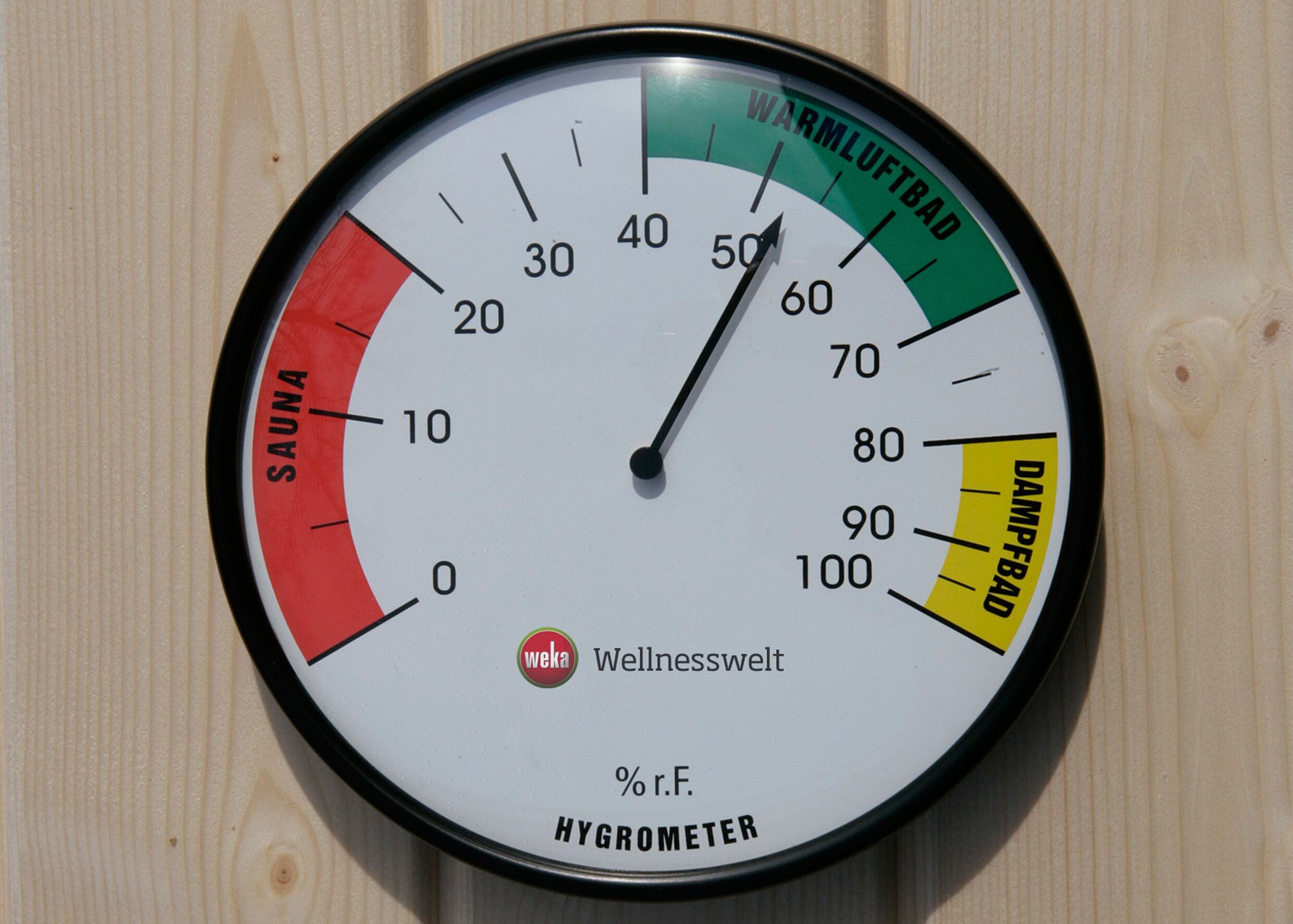 Hygrometer WEKA, weiß, Feuchtigkeitsmessgeräte, Hygrometer