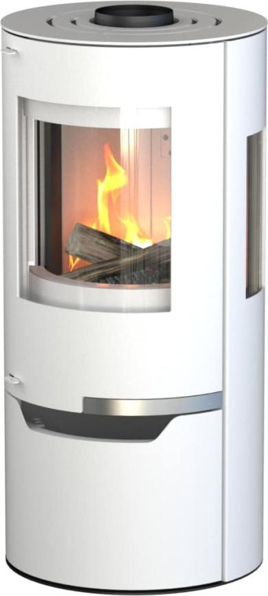 Thermia Kaminofen Hiron Trio Stahl weiß 6 kW