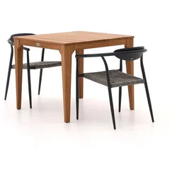 Manifesto Cavone/Bruca 90 cm Gartenmöbel-Set 3-teilig stapelbar